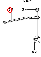 B2404-373-N00 Connecting Plate Front For JUKI MB-373, MB-377 Button Stitch Sewing Machine Spare Parts