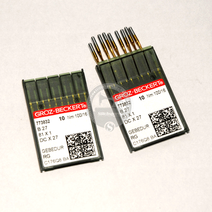 B27  81X1  DCX27  DCX1 10016  FG  Gebedur Groz Beckert Sewing Machine Needle