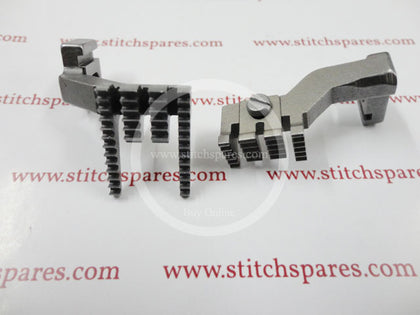 D5456K/H5456KA-E Feed Dog Set Siruba C007K, C007KD, C858K Flatbed Interlock Sewing Machine Spare Part