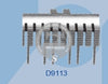 D9113 Feed Dog SIRUBA VC008 Multi-Needle Sewing Machine Part