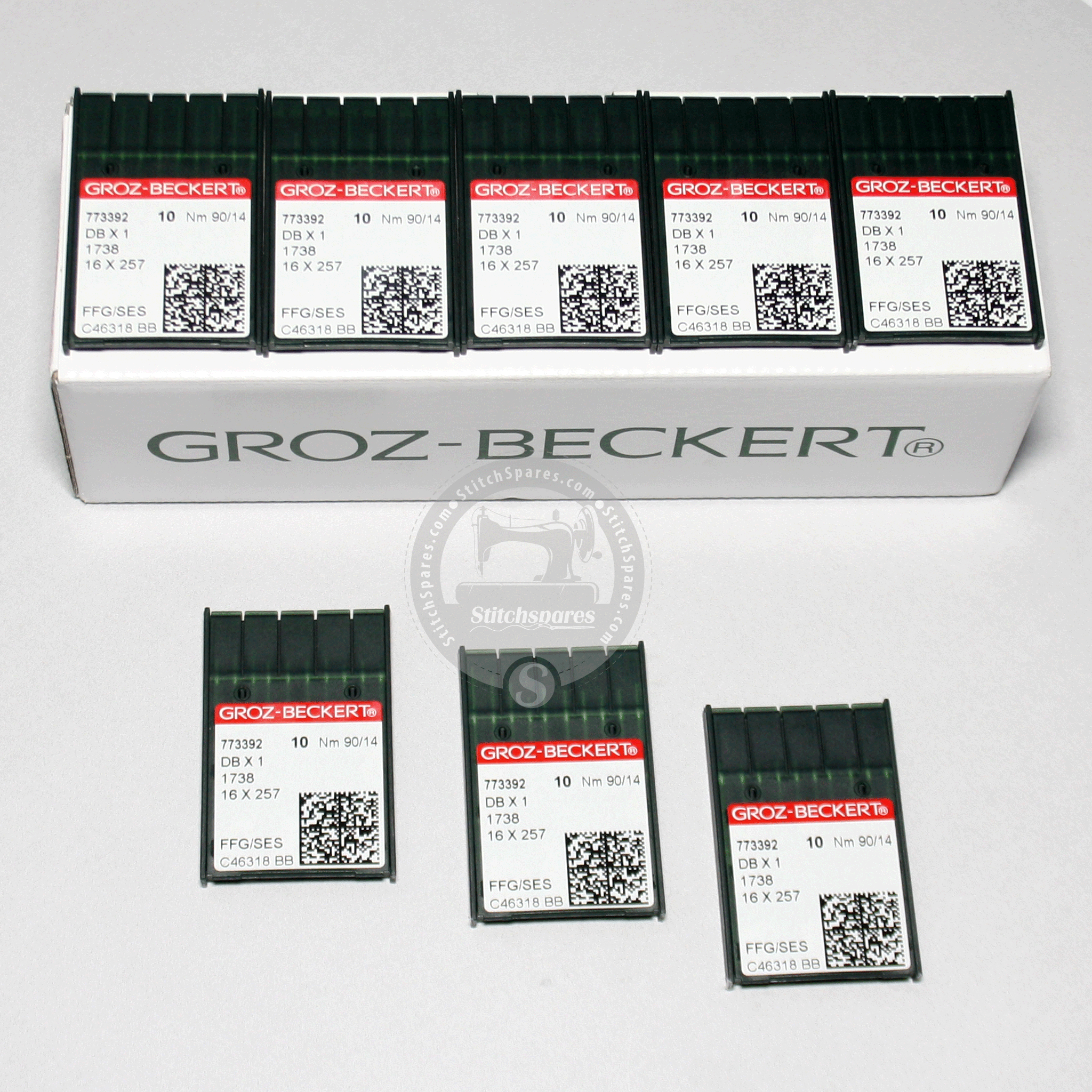 DBX1 / 1738 / 16X257 FFG / SES 90/14 Groz Beckert Sewing Machine DBX1 / 1738 / 16X257 FFG / SES 90/14 Groz Beckert Sewing Machine