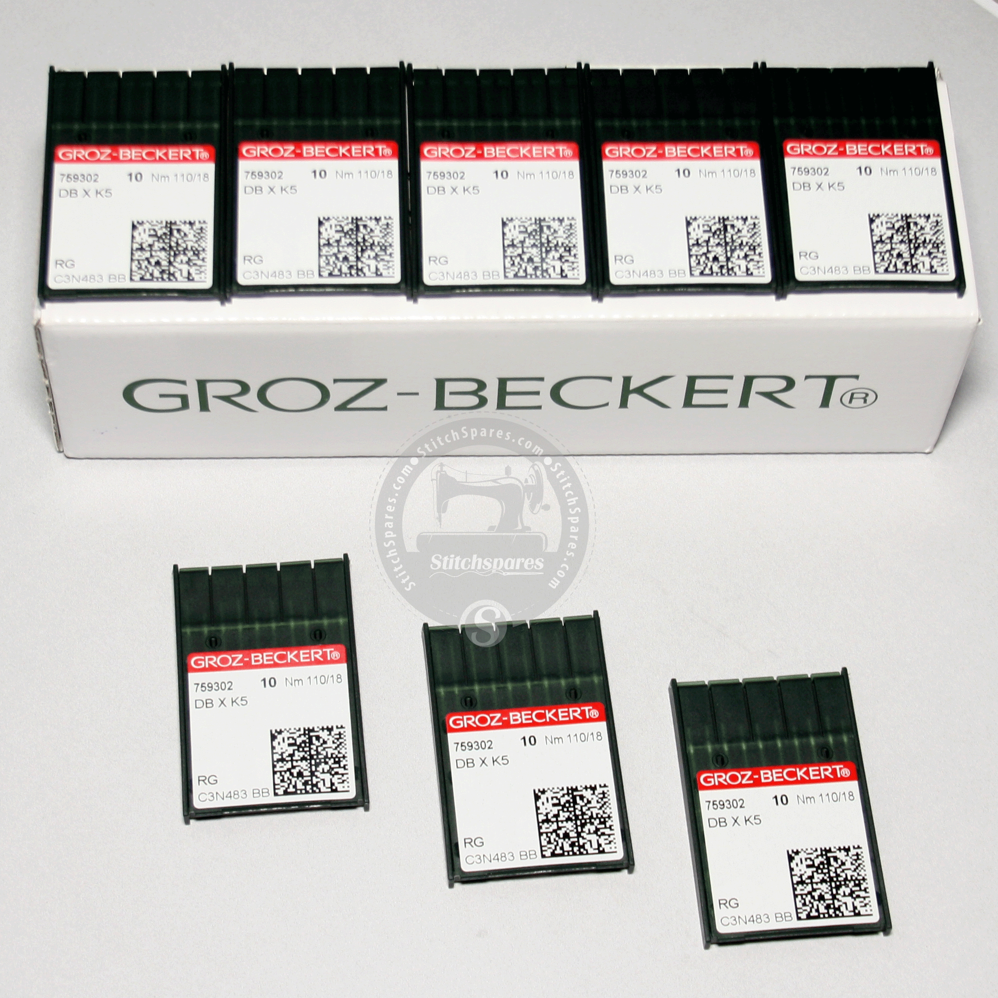 DBXK5 11018 Groz Beckert Aguja para máquina de coser