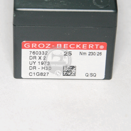 DRX2 UY 1973 SY5060 124X2 Groz Beckert Needle For Bag Closing Machine (PACK OF 25 NEEDLES)