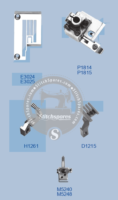 E3024 GAUGE SET SIRUBA F007J-W222 (2×4.0) SEWING MACHINE SPARE PART