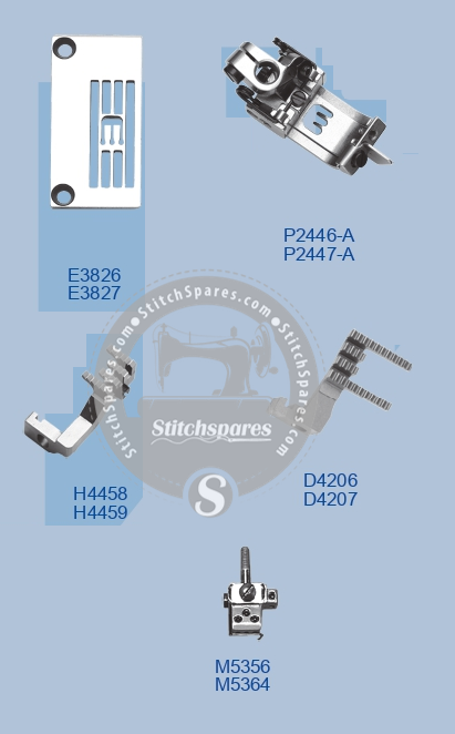 E3826 GAUGE SET SIRUBA C007JD-W121-CH (3×5.6) SEWING MACHINE SPARE PART