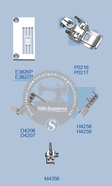 E3826P GAUGE SET SIRUBA C007E-W122-CH (3×5.6) SEWING MACHINE SPARE PART