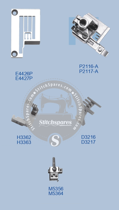 E4426P GAUGE SET SIRUBA F007H-W222CQ (3×5.6) NÄHMASCHINE ERSATZTEIL