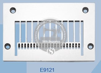 E9121B Needle Plate SIRUBA VC008 Multi-Needle Sewing Machine Part