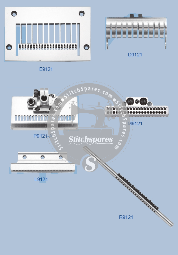 E9121 GAUGE SET SIRUBA VC008-21 (21×18) सिलाई मशीन स्पेयर पार्ट