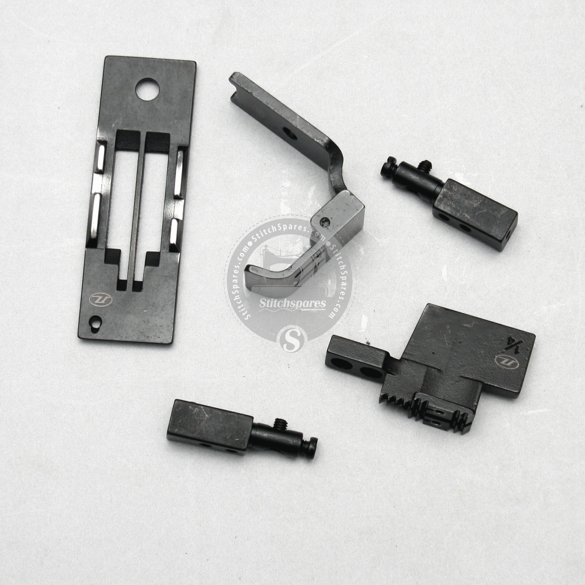 Juego de calibres completo 14 Juki (LH-3168) Máquina de puntada de doble aguja