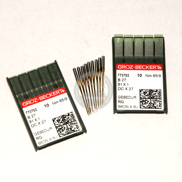 Groz Beckert Needle DCX27 B27 81X1 GEBEDUR Golden (Overlock