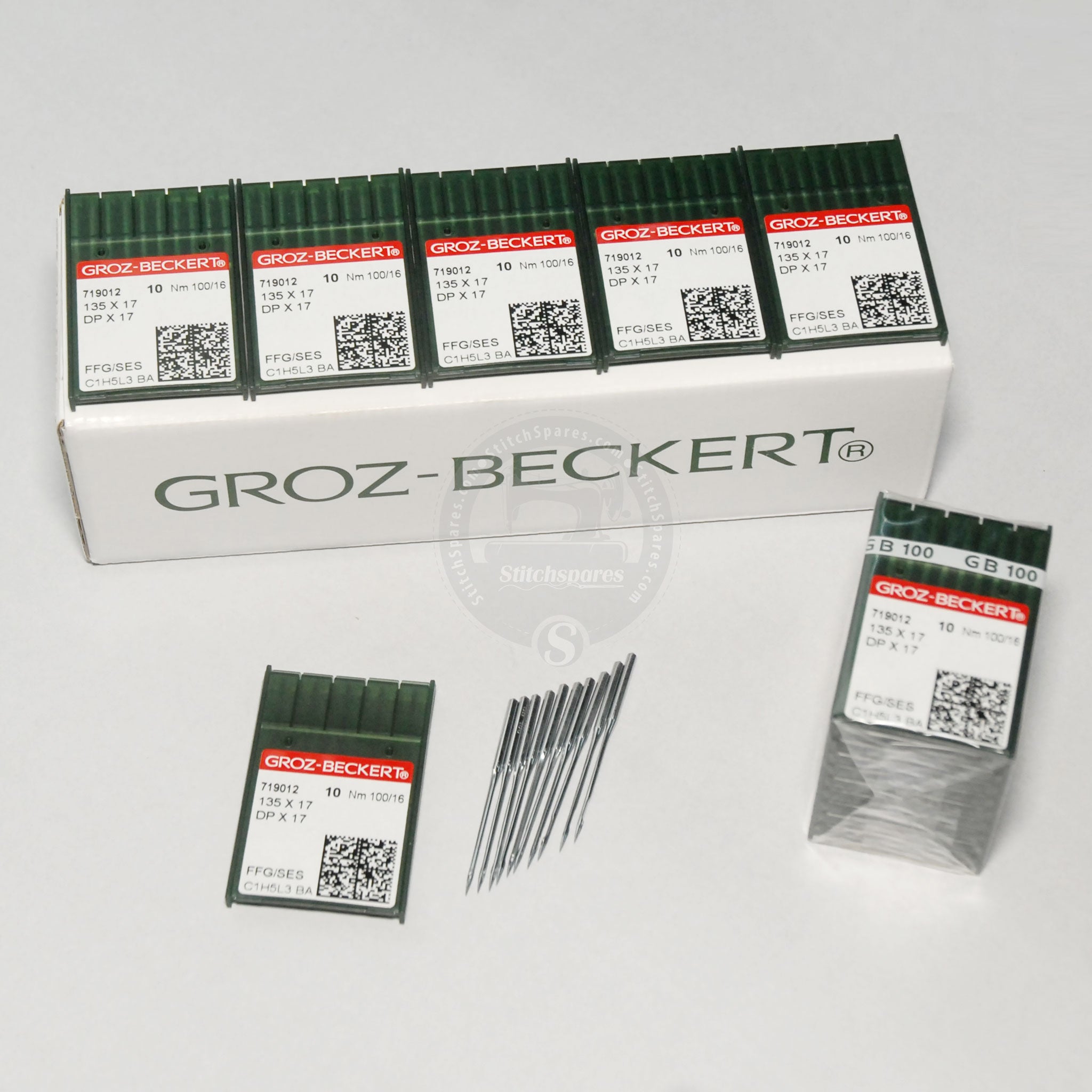 719012 DPX17 100/16 FFG / SES Groz Beckert Aguja para máquina de coser