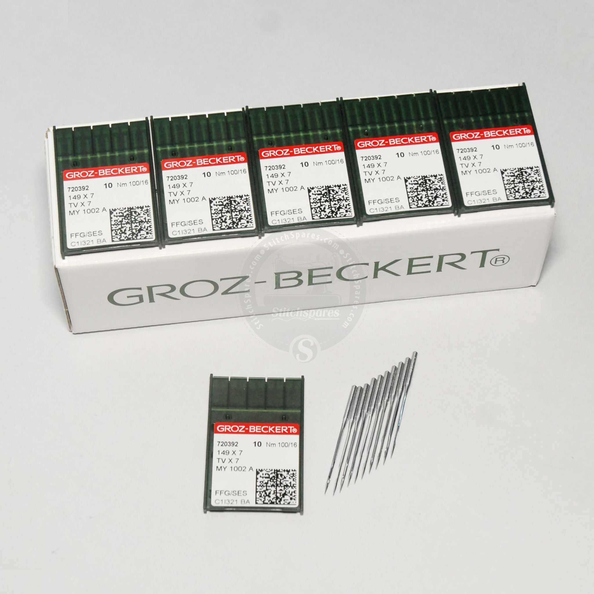 Groz Beckert Needle TVX7 149X7 MY1002A (Máquina de puntada de cadena de 2 o 3 agujas)