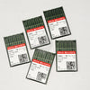 Groz Beckert aguja UYX128GAS UYX128GBS TVX3 para máquina de coser de interbloqueo de cama plana