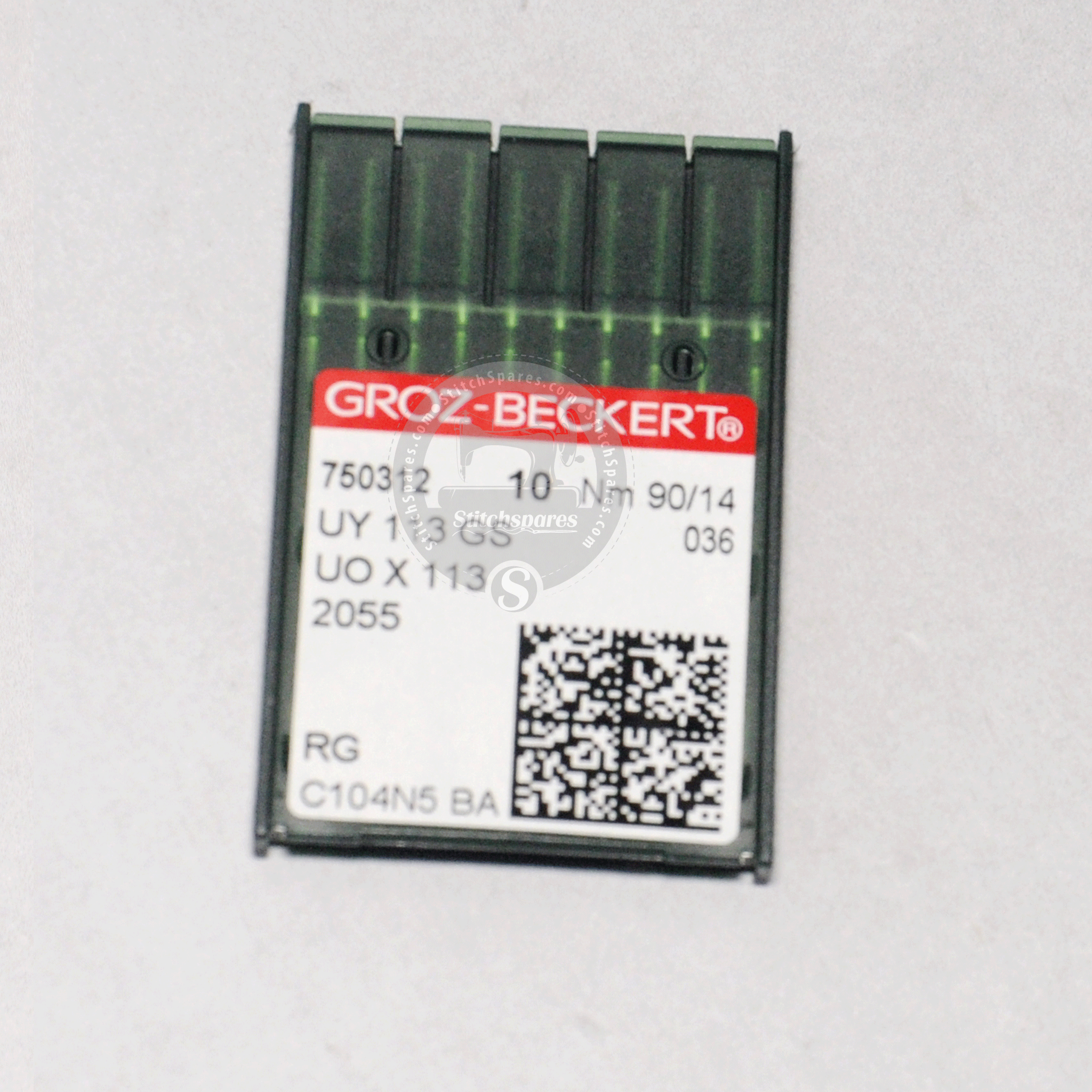 UOX113 UYX113GS Groz-Beckert Aguja para máquina de fijación de cintas y elásticos de múltiples agujas