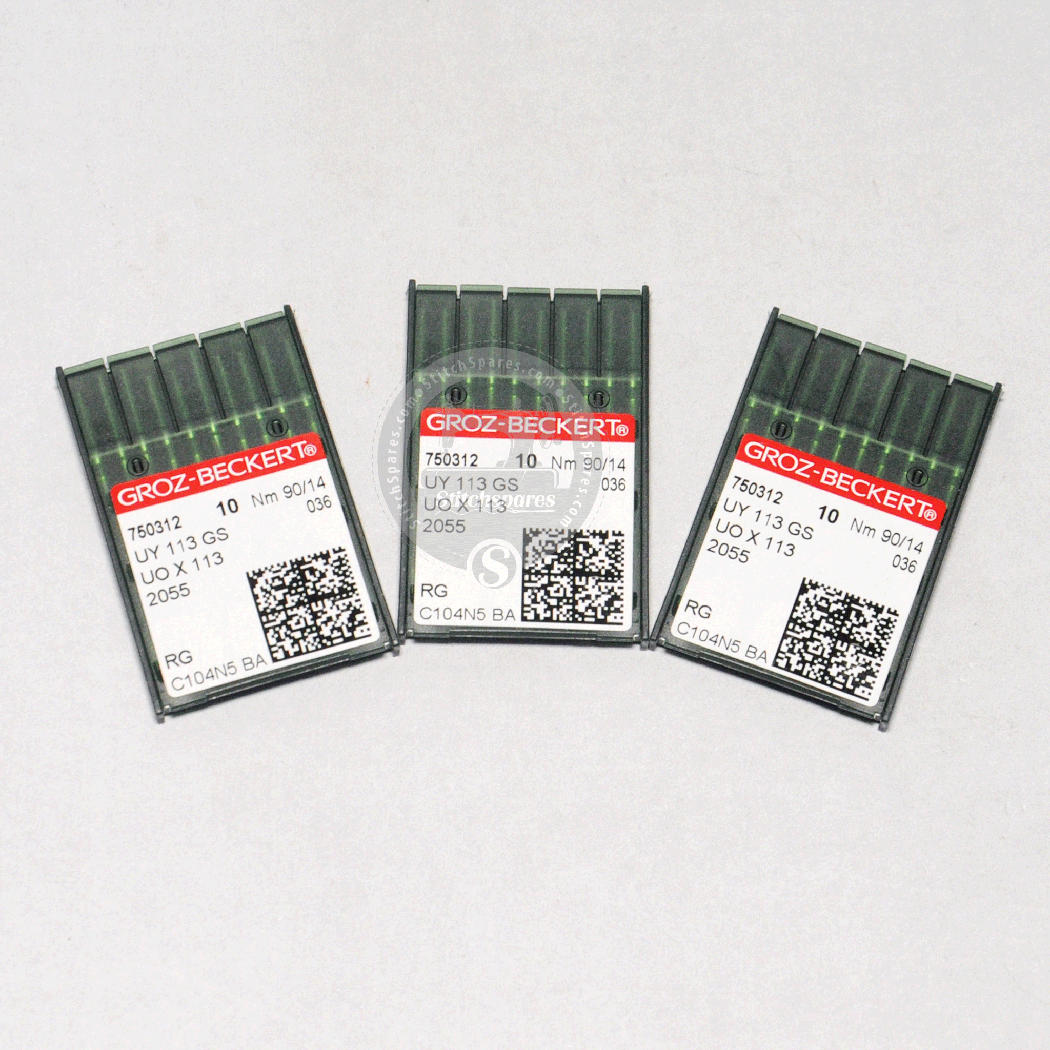 Groz Beckert aguja UYX113GS UOX113 2055 para máquina de coser multi-aguja