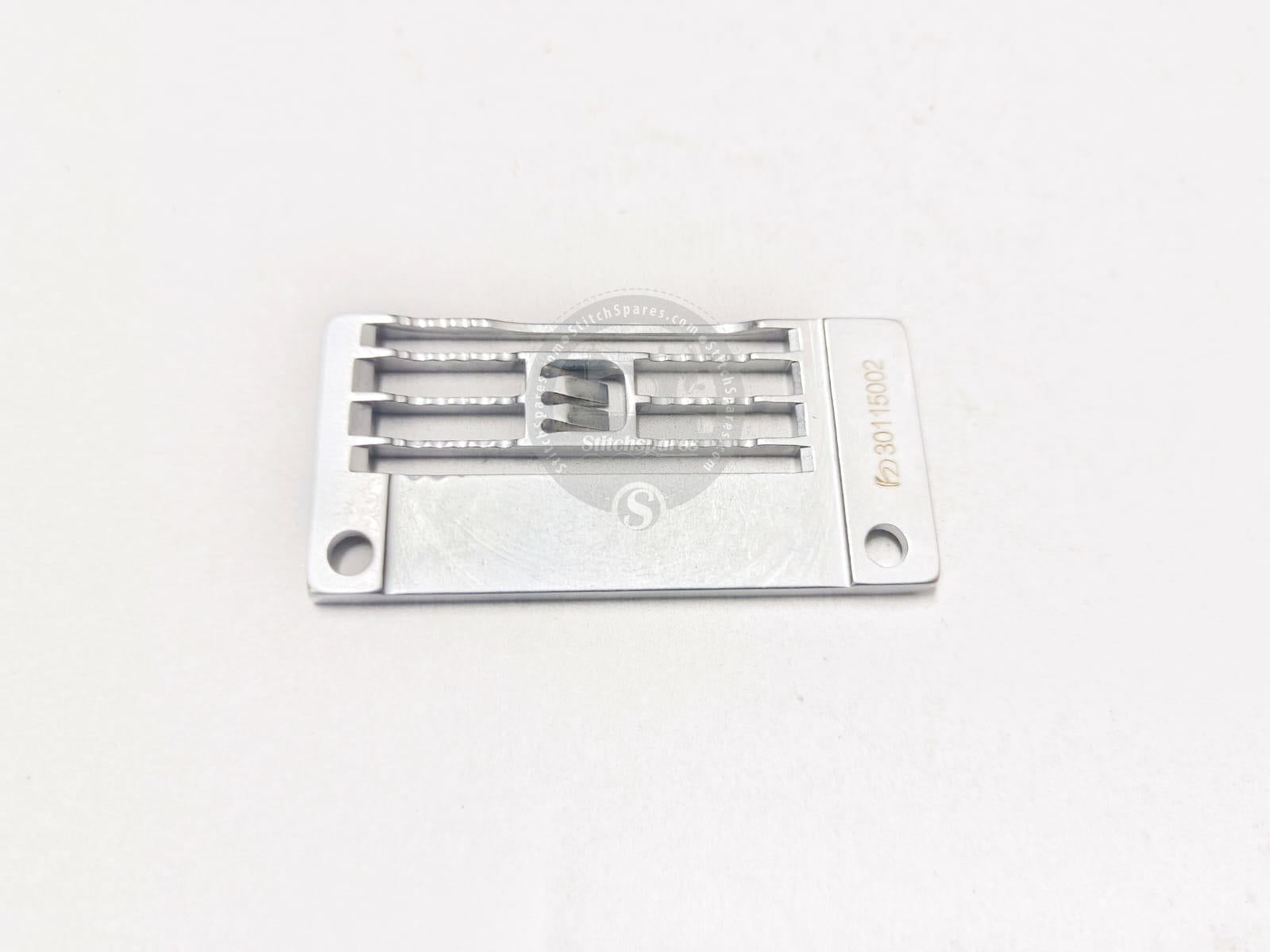 Placa de aguja JACK W4 (PIEZAS ORIGINALES DE JACK) Pieza de repuesto para máquina de coser Flatlock / Interlock N.º DE PARTE: 30115002