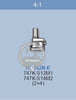 KG242K-E- NEEDLE CLAMP SIRUBA -747K-512M1  747K-514M2 (2-4) SEWING MACHINE SPARE PART