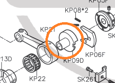 KP09D सनकी सिरुबा 700F, 737, 747, 757 ओवरलॉक सिलाई मशीन स्पेयर पार्ट