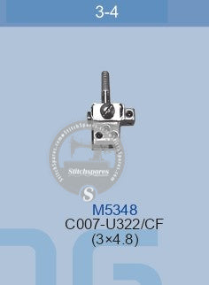 M5348 NEEDLE CLAMP SIRUBA -COO7-U322-CF (3--4.8) SEWING MACHINE SPARE PART