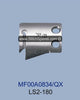 MF00A0834 Cuchillo (hoja) Mitsubishi LS2-180 Máquina de coser