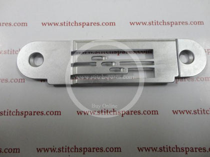 Chapa Aguja 3 aguja (1/4) para Juki 2 Or 3 aguja Máquina de coser de puntada en cadena