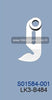 S01584-001 Knife (Blade) Brother LK3-B484 Sewing Machine