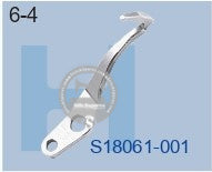 S18061-001 LOOEPR GUARD REAR BROTHER EF4-N21 (4-THREAD) SEWING MACHINE SPARE PART