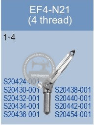 S20424-001  S20430-001  S20432-001  S20434-001  S20436-001  S20438-001  S20440-001  S20442-001 S20454-001 UPPER LOOPER BROTHER EF4-N21 (4-THRAED) SEWING MACHINE SPARE PART
