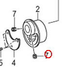 S23651001 Stellschraube M6*6 Brother Bas-311G, Bas-326G Ersatzteil für elektronische Muster-Nähmaschinen