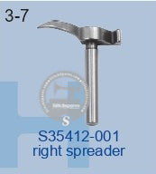 S35412-001 RIGHT SPREADER BROTHER -DH4-B980  RH-9800 SEWING MACHINE SPARE PART