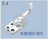 S38307-001 CHAIN LOOPER GUARD FRONT BROTHER EF4-N31MA4-N31 (5-THREAD) SEWING MACHINE SPARE PART
