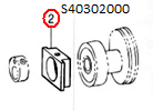 S40302000 Eccentric Wheel Sleeve Brother DA-9270, DA-9280 Feed off The Arm Machine Spare Part
