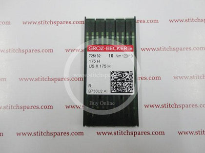 175 H / USX175 H 120/19 Groz Beckert Industrial Sewing Machine Needles  Buy Any Sewing Machine Spare Part online at StitchSpares.com | Fast Delivery | 24x7 Chat Support | Best Quality | If You Could not able to find your part Chat with Us. we will help you to find your part.