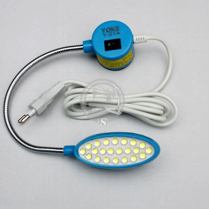 YOKE Y-21A LED Light (Adjustable AND Flexible Type) For JUKI, JACK, SIRUBA, PEGASUS, SINGER, SUNSTAR, KANSAI SPECIAL and all Brands of Industrial Sewing Machines