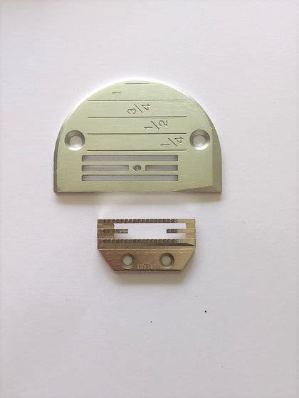 FD20 Needle Plate & Feed Dog Set For JACK F4,9100,A2,A3,A4,A5 Industrial Sewing Machine