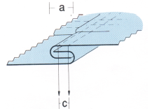 Carpeta de costura lateral F335 (alimentación de The Arm Machine)