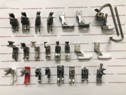 Kit completo de prensatelas para JUKI DDL-555 5550 5600 8300 8500 8700 9000 Máquina De Coser Recta Industrial